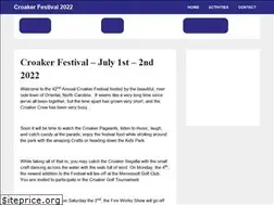 Sites similar to croakerfestival.com