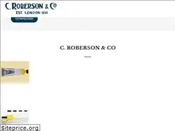 Sites similar to croberson.co.uk