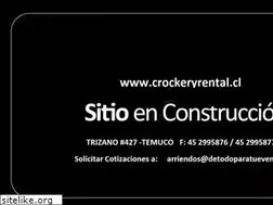 Sites similar to crockeryrental.cl