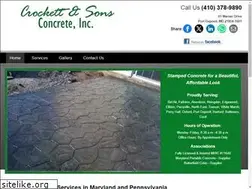 Sites similar to crockettandsonsconcrete.com