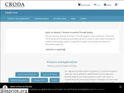 Sites similar to crodahealthcare.com