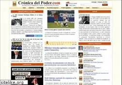 Sites similar to cronicadelpoder.com