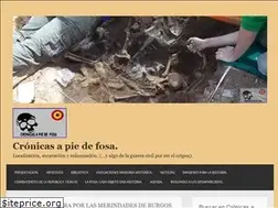 Sites similar to cronicasapiedefosa.wordpress.com