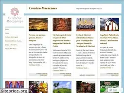 Sites similar to cronicasmacaenses.com