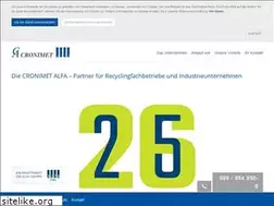 Sites similar to cronimet-alfa.de