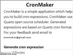 Sites similar to cronmaker.com