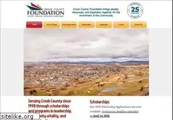 Sites similar to crookcountyfoundation.org