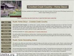 Sites similar to crookedcreekcountry.com
