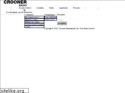 Sites similar to croonerradio.fr