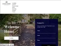 Sites similar to cross-creek-apts.com