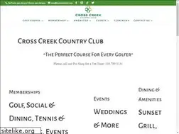 Sites similar to crosscreekcc.com
