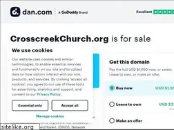 Sites similar to crosscreekchurch.org