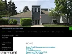 Sites similar to crosscreekhoa.org