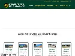 Sites similar to crosscreekselfstorage.com