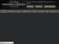 Sites similar to crossingcreeksrvresort.com