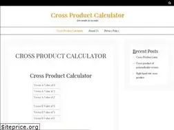 Sites similar to crossproductcalculator.online