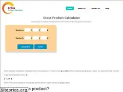 Sites similar to crossproductcalculator.tech