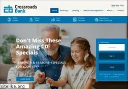 Sites similar to crossroadsbank.com