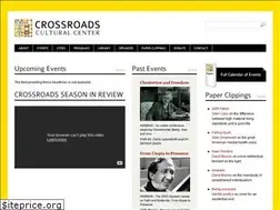 Sites similar to crossroadsculturalcenter.org