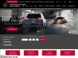 Sites similar to crossroadsnissanwf.com