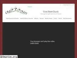 Sites similar to crossstreetchurch.co.uk