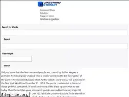 Sites similar to crossword-dictionary.com