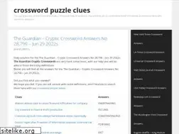 Sites similar to crossword-solver-clue.com