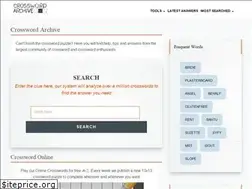 Sites similar to crosswordarchive.org