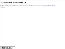 Sites similar to crosswordinuk.com