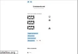 Sites similar to crosswords.net