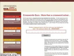 Sites similar to crosswordsguru.com