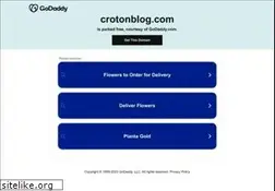 Sites similar to crotonblog.com