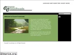 Sites similar to crouseroads.com