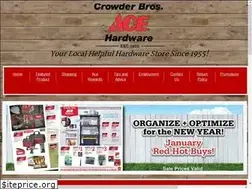 Sites similar to crowderbros.com
