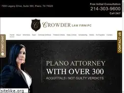 Sites similar to crowdercriminalfirm.com
