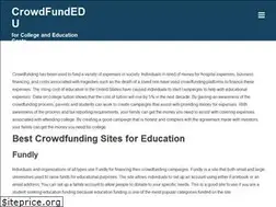 Sites similar to crowdfundedu.com