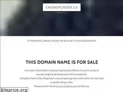 Sites similar to crowdfunder.ca