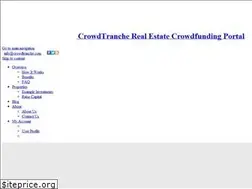 Sites similar to crowdtranche.com