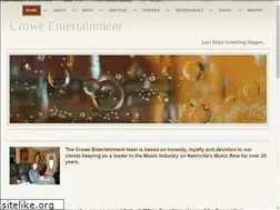 Sites similar to croweentertainment.com