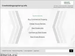 Sites similar to crowholdingscapital-ip.info