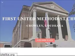 Sites similar to crowleyfirstumc.org