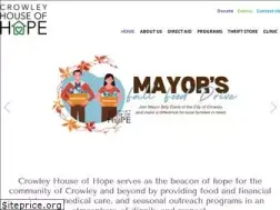 Sites similar to crowleyhouseofhope.org