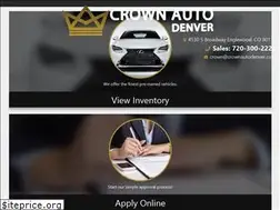Sites similar to crownautodenver.com