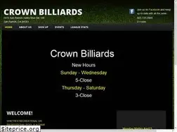 Sites similar to crownbilliards.net