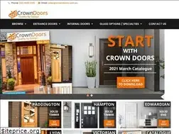 Sites similar to crowndoors.com.au