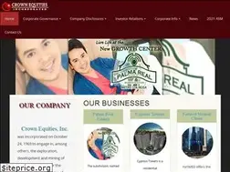 Sites similar to crownequitiesinc.com