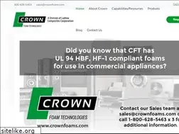Sites similar to crownfoams.com