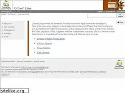 Sites similar to crownlaw.tas.gov.au