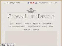 Sites similar to crownlinendesigns.com