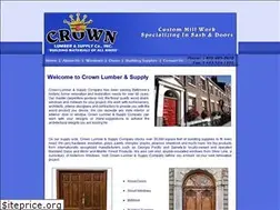 Sites similar to crownlumberandsupply.com